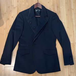 Howe Unique Black Tuxedo Blazer - “Cowboy Punk meets English Country Gentleman”